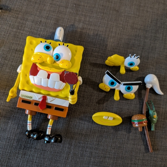 Vintage SpongeBob SquarePants Potato Head 2006 Set & 2002 Play-Doh SpongeBob Set - Picture 7 of 11